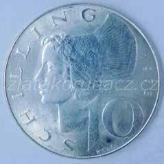 Rakousko - 10 schilling 1973