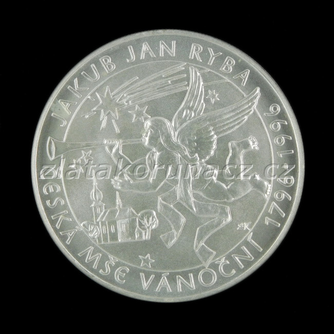 1996 -200Kč -  Mše vánoční Proof