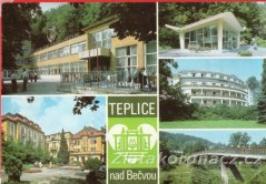 Teplice nad Bečvou - pohled na hlavní budovu lázní