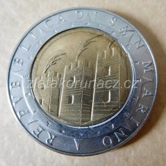 San Marino - 500 lir 1992 R
