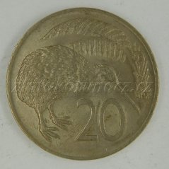 New Zealand - 20 cents 1973