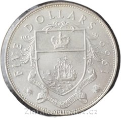 Bahamy - 5 dollars 1969