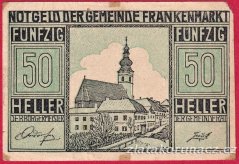 Frankenmarkt - 50 haléřů - 1920 - zelená
