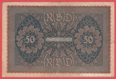 Německo - 50 mark 24.6.1919 - série AATa-pořadí 1