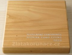 Sada dřevěná 2025 - Slovenské euromince 2025 proof like