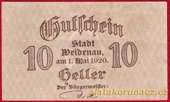 Weidenau - 10 haléřů - 1920