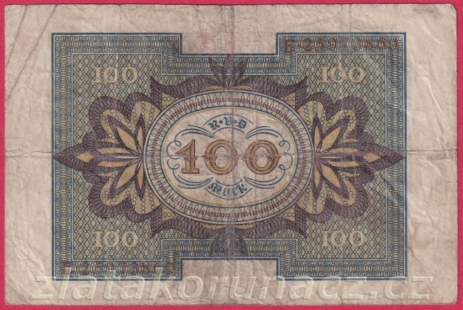 Německo - 100 Mark 1.11.1920 - série E-S