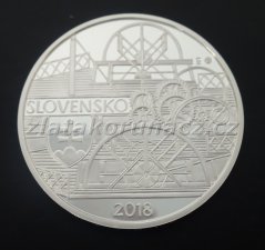 2018 - 10€ - První parník na Dunaji v Bratislavě - Proof