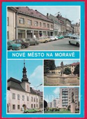 Nové Město na Moravě - kašna, sídliště
