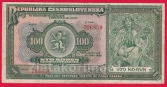 100 korun 1920 L