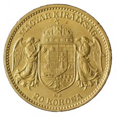 Zlatá mince Rakousko - Uhersko - 20 Koruna 1912 K.B.