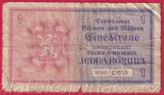 1 koruna 1940 C 015