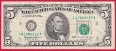 USA - 5 Dollars 1995