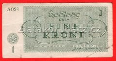 1 K - Terezínská poukázka A 028