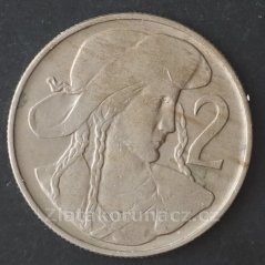 2 koruna 1947