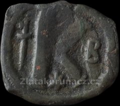 Byzanc - Justinian - half follis