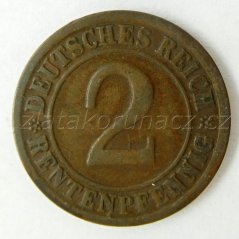 Německo - 2 Rentenpfennig 1924 F