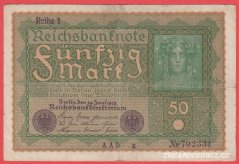 Německo - 50 mark 24.6.1919 - série AADa-pořadí 1