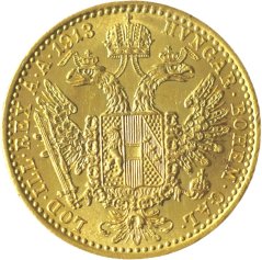 Zlatá mince Rakousko - Uhersko - 1 Dukát 1913