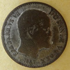 Dánsko - 4 skilling rigsmont 1854