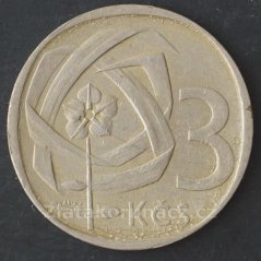 3 koruna 1968
