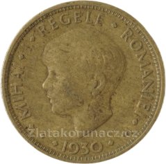 Rumunsko - 5 lei 1930