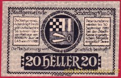 Schärding - 20 haléřů - 1920