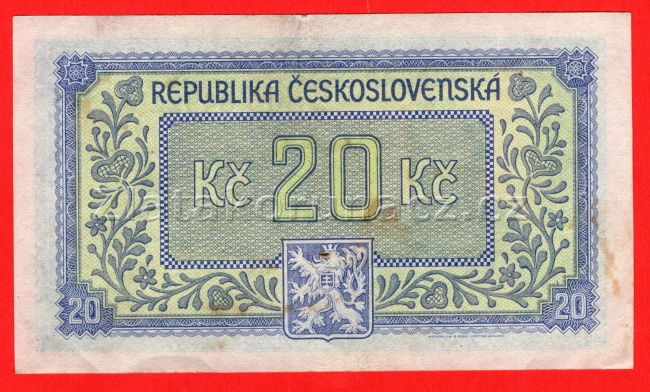 20 kčs 1945 KL