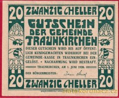 Traunkirchen - 20 haléřů - 1920