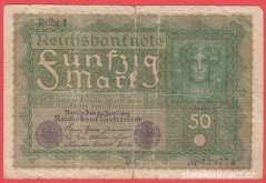 Německo - 50 mark 24.6.1919 - série UCa-pořadí 1