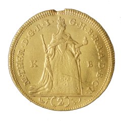 Zlatá mince Rakousko - Uhersko - 2 Dukát 1765  K-B,M. Terezie