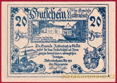 Natternbach - 20 haléřů - 1920