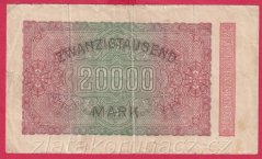 Německo  - 20.000 mark 20.2.1923 - série B-BB