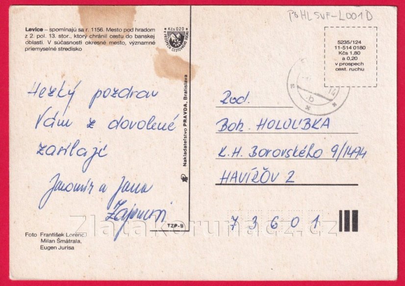 Levice - Okresní město - Pomník