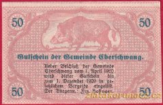 Eberschwang - 50 haléřů - 1920