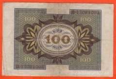 Německo - 100 Mark 1.11.1920 - série B - J