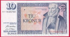 Island - 10 krónur 1981