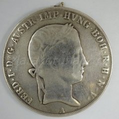 1 tolar 1844 A -stopa po oušku