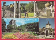 Karlovy Vary - pohled z kolonády, kolonáda, Thermal