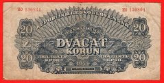 20 korun 1944 HO