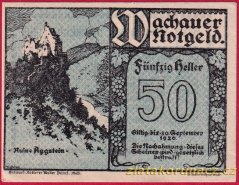 Spitz an der Donau - 50 haléřů - 1920 - modrá