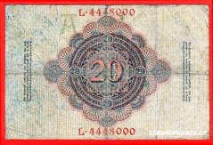 Německo - 20 mark 19.2.1914 - série L