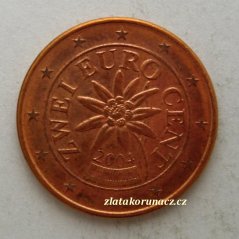 Rakousko - 2 Cent 2004