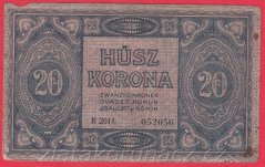 Maďarsko- 20 Korona 1919
