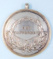 Medaile Za statečnost F. J. I. stříbrná medaile I. třída-bílý kov