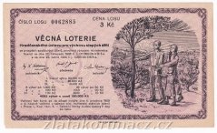 Los - 3 Kč - Výchova slepých dětí - r.1929