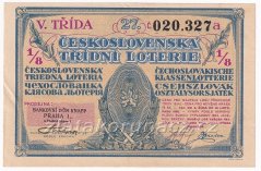 Los - 15 kč - 27. Československá třídní loterie V. - A r.1932