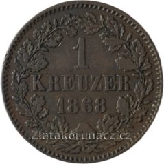 Baden - 1 Krejcar 1868