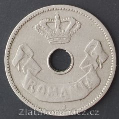 Rumunsko - 10 bani 1906 J