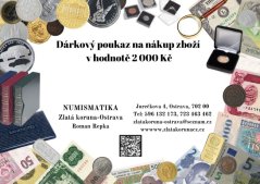 Dárkový poukaz v hodnotě 2000Kč